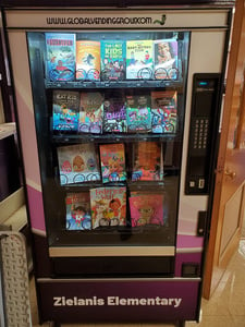 Donations to the Zielanis book vending machine.