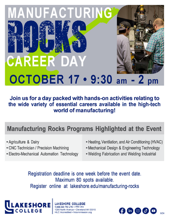 Lakeshore College Manufacturing Rocks