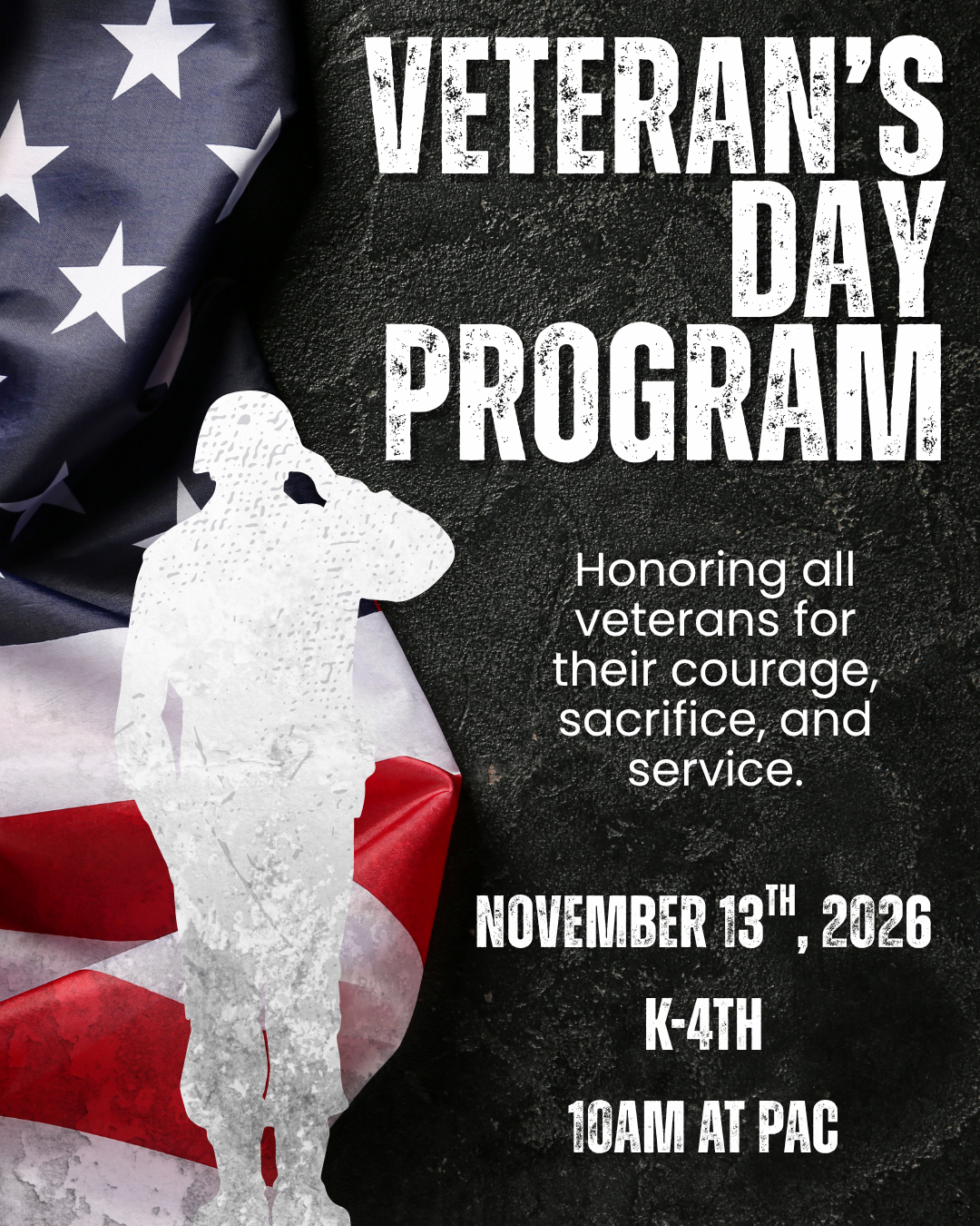 Veteran's Day Program